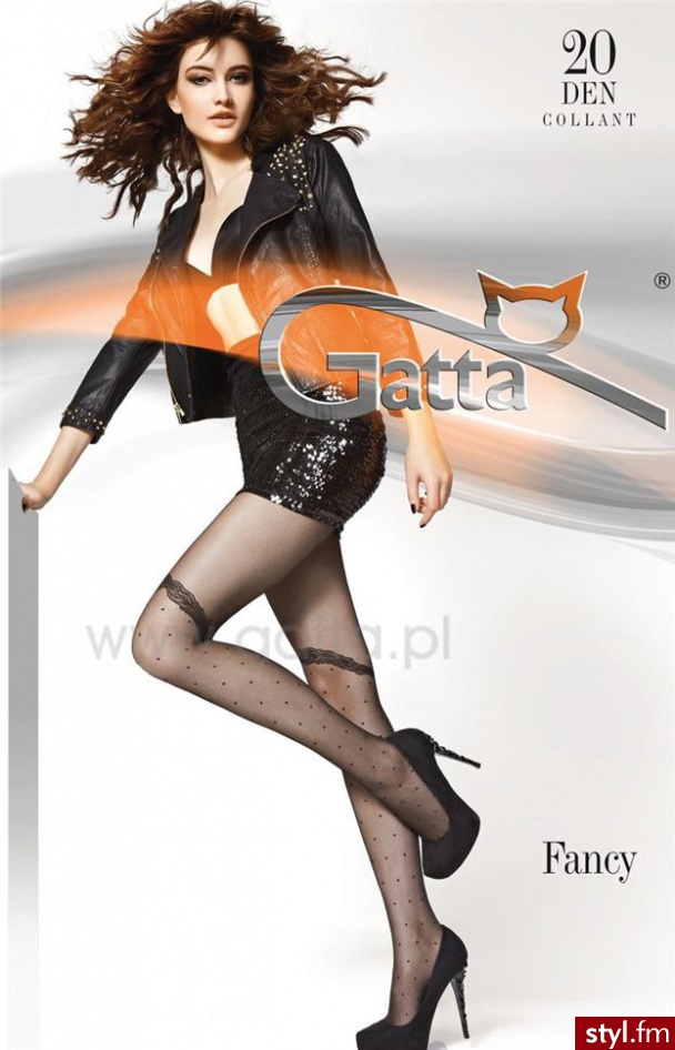 Gatta rajstopy Fancy 01 20 den (nero (czarny) - Rajstopy Bielizna Moda