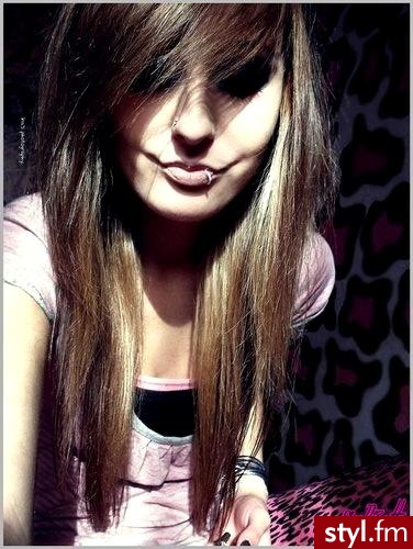 ; ] - EMO Alternatywne Średnie Fryzury