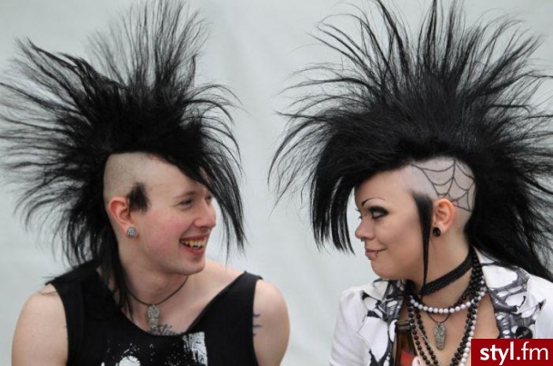 Punk Rock Alternatywne Średnie Fryzury