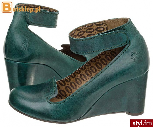 FLY LONDON BUTY GITA RUG PETROL (P142587002) - Koturny Buty Moda