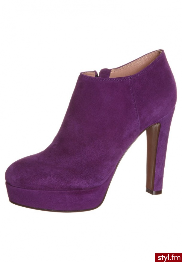 L’Autre Chose Botki na platformie lilia (LD2791.12WP00540) - Botki Buty Moda
