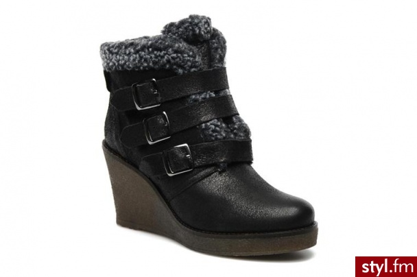 Koah PÓŁBUTY I BOTKI FELIZ BY KOAH (Czarny) - Botki Buty Moda