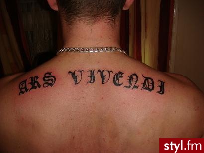 \"Ars vivendi\" - Tatuaże
