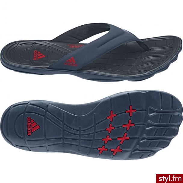 Adidas Klapki japonki AdiPure Thong SC M Q23260 44,5 - Klapki Buty Moda