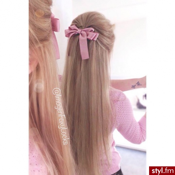 Blond Rozpuszczone Proste Na co dzień Długie Fryzury