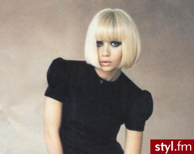 Blond Rozpuszczone Proste z grzywką Na co dzień Krótkie Fryzury