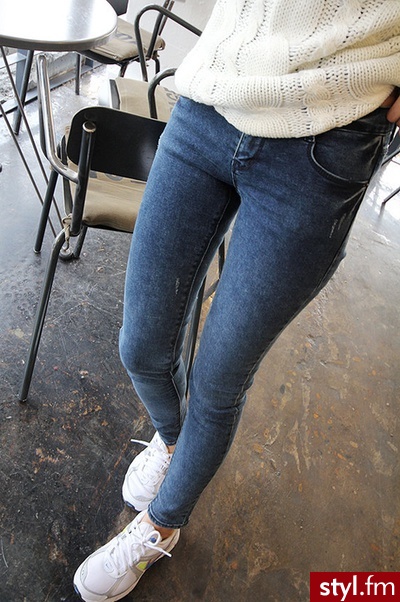 Jeansy Spodnie Moda