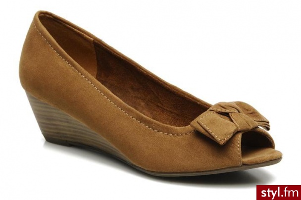 Marco Tozzi Balerinki NALLAH by (Brązowy) - Balerinki Buty Moda