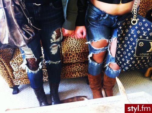 Jeansy Spodnie Moda