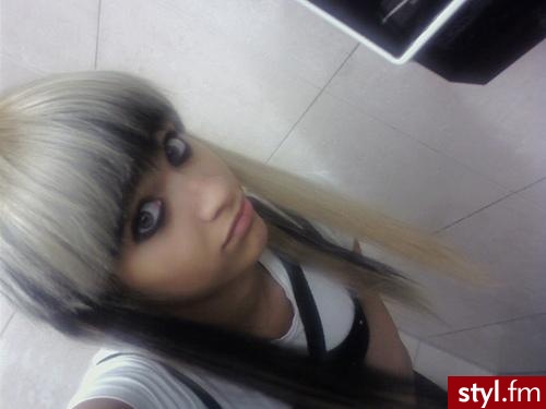 EMO Alternatywne Średnie Fryzury