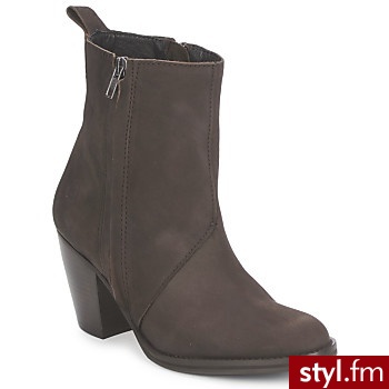 Bronx BUTY MIATOU Brown - Kozaki Buty Moda