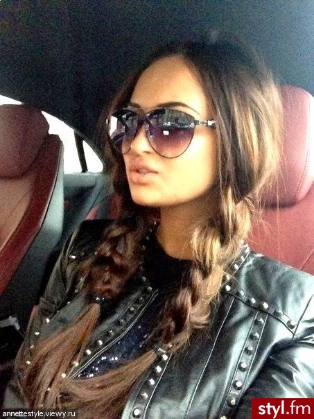 Brązowe Warkocze Proste Na co dzień Długie Fryzury