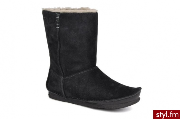 Clarks Originals PÓŁBUTY I BOTKI FARAWAY HILL BY CLARKS ORIGINALS (Czarny) - Botki Buty Moda
