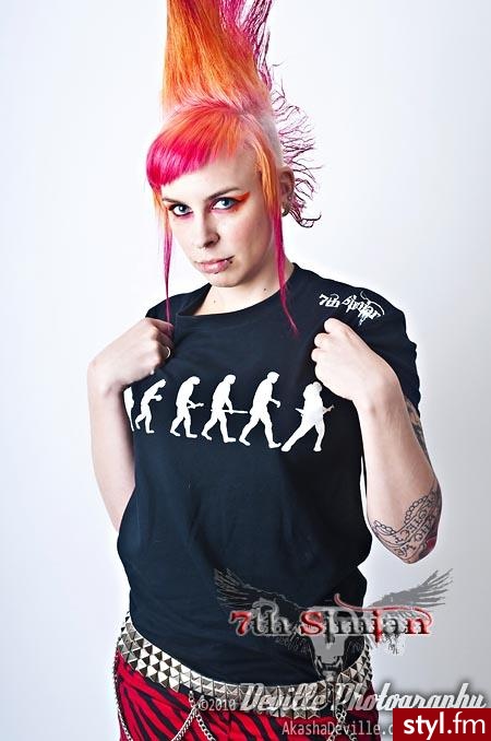 Punk Rock Alternatywne Średnie Fryzury