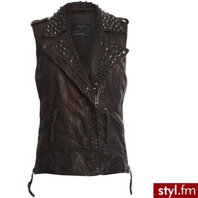 Owain Gilet - All Saints - Polyvore. Pobrano ze strony: http://www.polyvore.com/owain_gilet/thing?id=19219652#1284657962870 - Pozostałe Ciuchy Moda