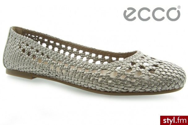Ecco BALERINKI KELLY LIGHT GOLD - Balerinki Buty Moda