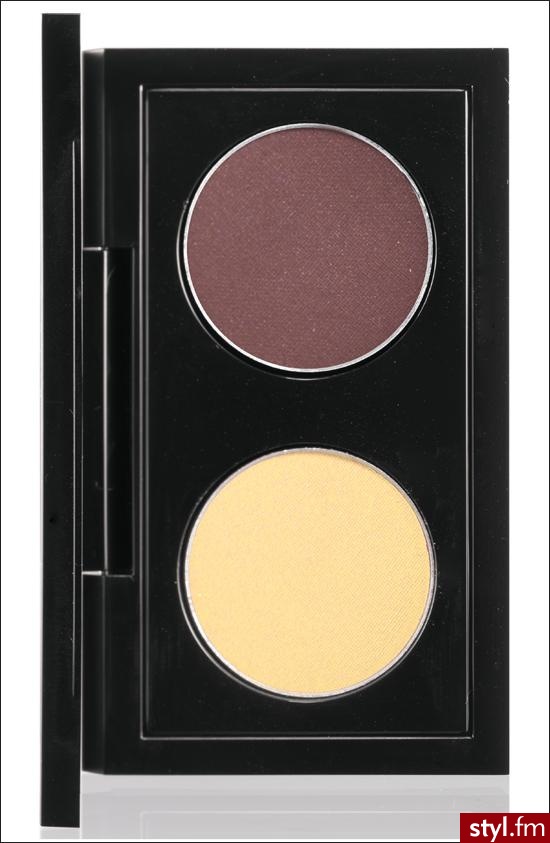 MAC Double Feature 1 Bright yellow gold (Veluxe Pearl) / Pinked-up chrome purple (Frost) - Dzienne Makijaże