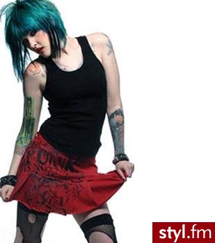 Punk Rock Alternatywne Średnie Fryzury