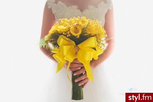 Bukiety ślubne Ślub Moda
