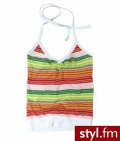 Volcano Top damski TERYKAH multikolor roz. S - Bluzki Ciuchy Moda