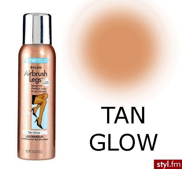 Sally Hansen Rajstopy w sprayu Sally Hansen Airbrush Legs kolor tan glow - Rajstopy Bielizna Moda