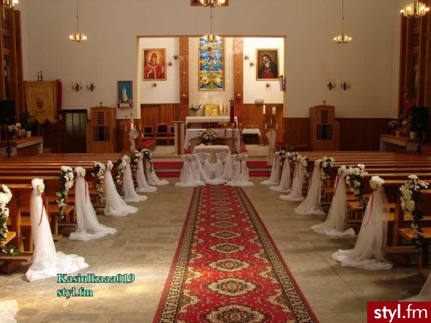 Dekoracja Kościoła. Jeśli Jest Już W Galerii Proszę Pisać Tylko Na Priv ;) - Dekoracje ślubne Ślub Moda