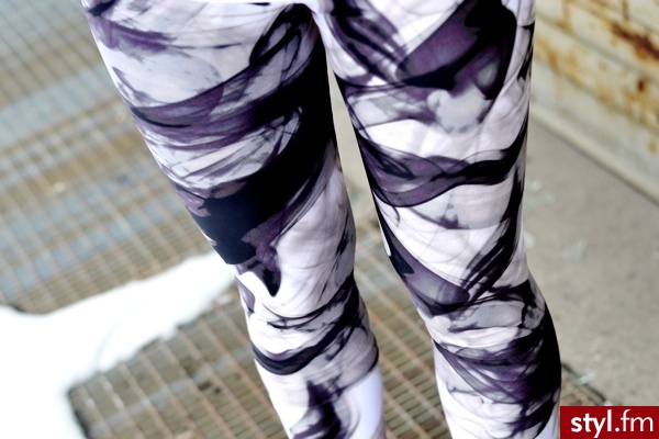 Leginsy Spodnie Moda