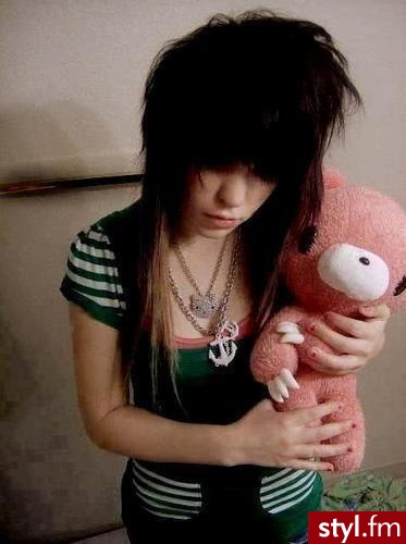 EMO Alternatywne Średnie Fryzury
