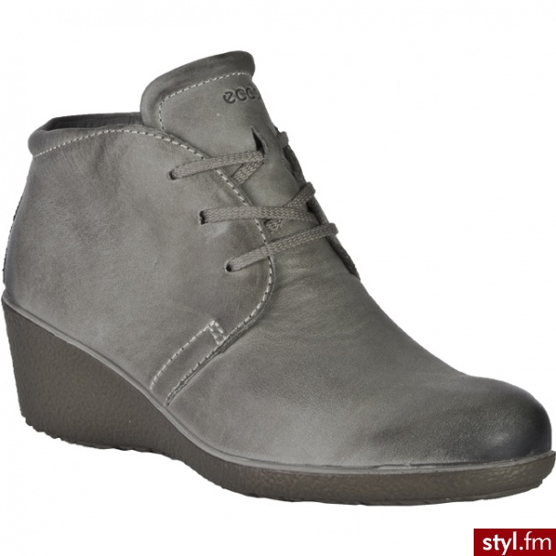 ECCO botki Shiver Wedge 22056302375 - Botki Buty Moda