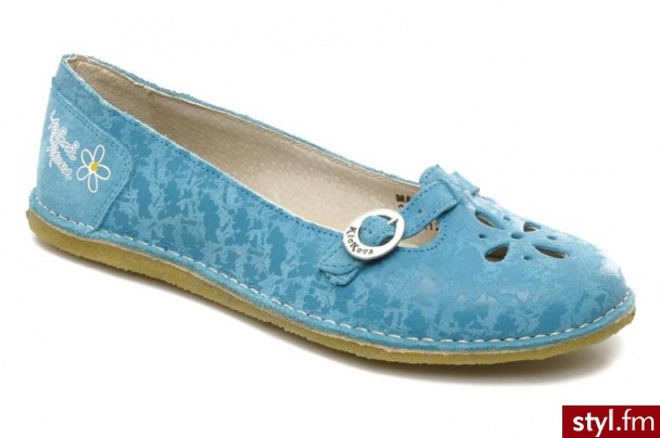 Kickers BALERINKI KICK BAL DISNEY BY KICKERS (Niebieski) - Balerinki Buty Moda