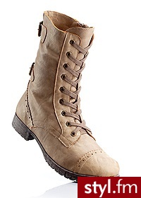 Bonprix Kozaki brunatny 918115_12275 - Kozaki Buty Moda