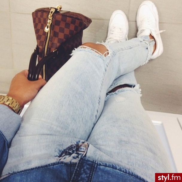 Jeansy Spodnie Moda