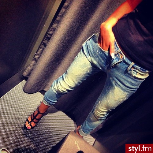 Jeansy Spodnie Moda