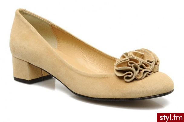 Valensi BALERINKI VAKI BY VALENSI (Beżowy) - Balerinki Buty Moda