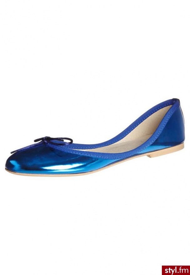 Bagatt Baleriny niebieski - Balerinki Buty Moda
