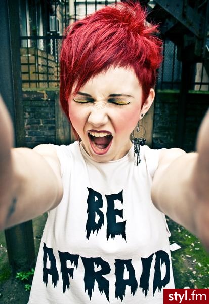 Kolorowe Punk Rock Alternatywne Krótkie Fryzury