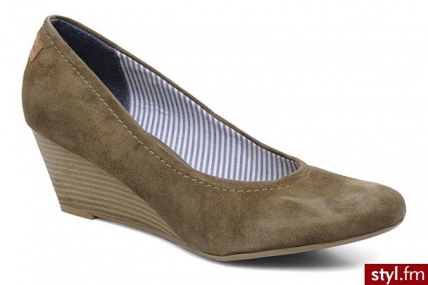 Tom Tailor Czółenka Sienna 0612091 (Brązowy) - Czółenka Buty Moda