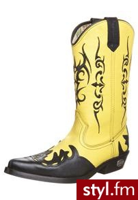 Kentuckys Western Kowbojki i Buty motocyklowe żółty Odcienie żółtego i złota Kozaki - Pozostałe Buty Moda