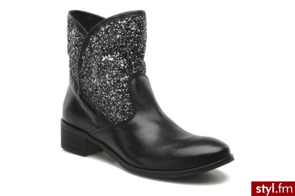 Méliné PÓŁBUTY I BOTKI MABEL BY MÉLINÉ (Czarny) - Botki Buty Moda