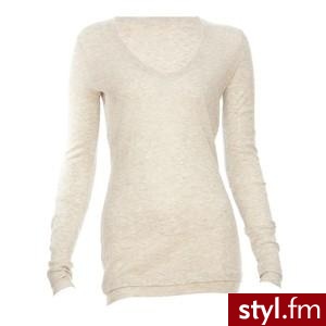 Fine Knit Cotton Sweater - INHABIT - Polyvore. Pobrano ze strony: http://www.polyvore.com/fine_knit_cotton_sweater/thing?id=31390732 - Pozostałe Ciuchy Moda