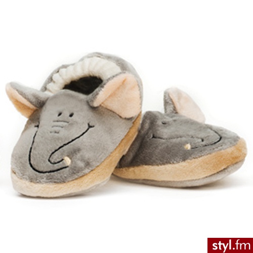 TEDDYKOMPANIET DIINGLISAR WILD BUCIKI 12CM SŁOŃ TED-01638 4 (10669) Kapcie - Pozostałe Buty Moda