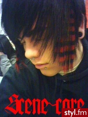 EMO Alternatywne Średnie Fryzury