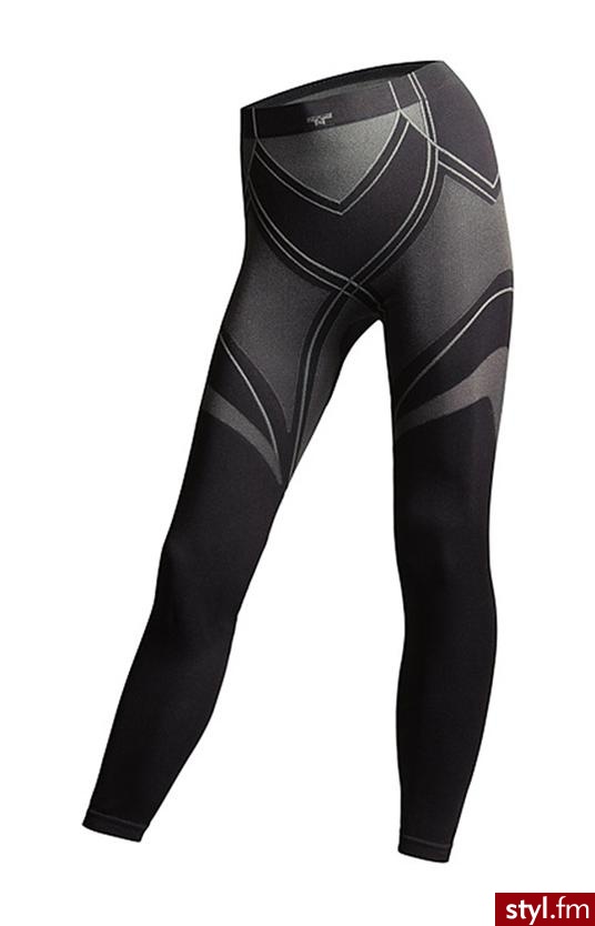 Tervel Optiline legginsy damskie DŁ (czarno-szary) - Leginsy Spodnie Moda