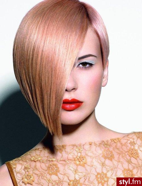 Blond Rozpuszczone Proste Na co dzień Krótkie Fryzury
