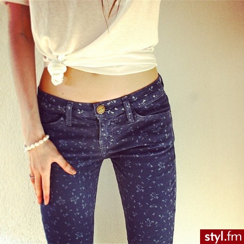 Jeansy Spodnie Moda