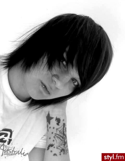 EMO Alternatywne Średnie Fryzury