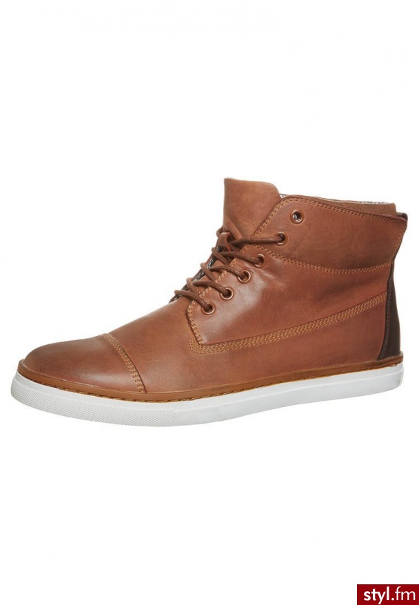 zign Botki sznurowane brązowy (412AM3080) - Botki Buty Moda