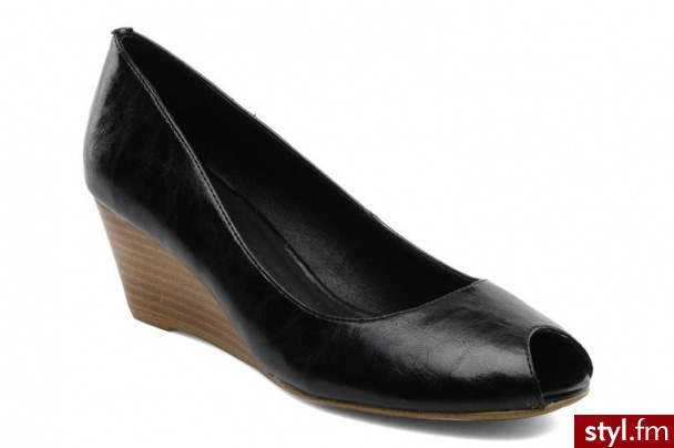 Georgia Rose KOTURNY FLIRAS BY GEORGIA ROSE (Czarny) - Koturny Buty Moda