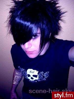 EMO Alternatywne Średnie Fryzury