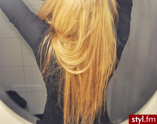 Blond Rozpuszczone Proste Na co dzień Długie Fryzury